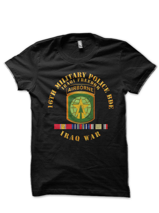 Military Police Bde Oif W Svc Ribbons T-Shirt