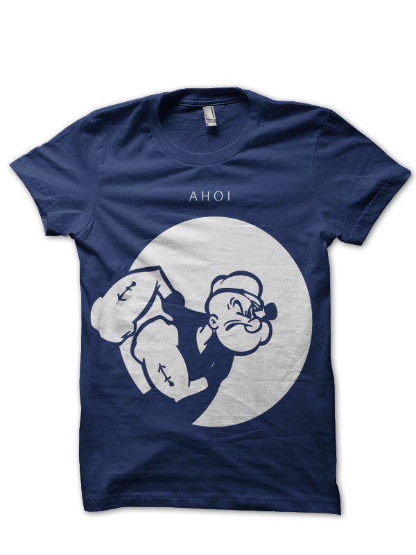 Popeye Navy Blue Tee (All Colour Available)