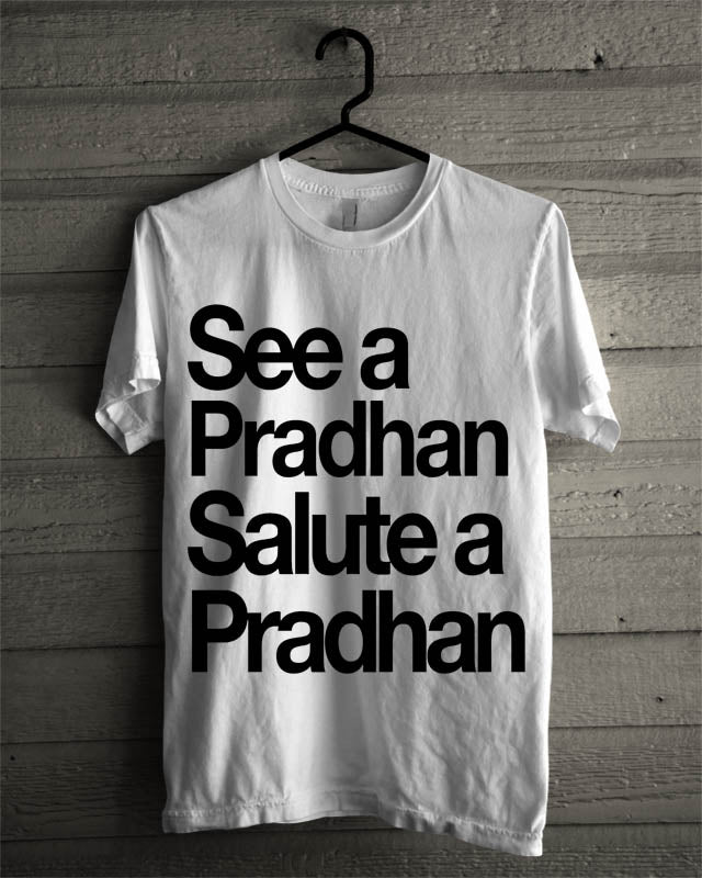 Pradhan White Tee