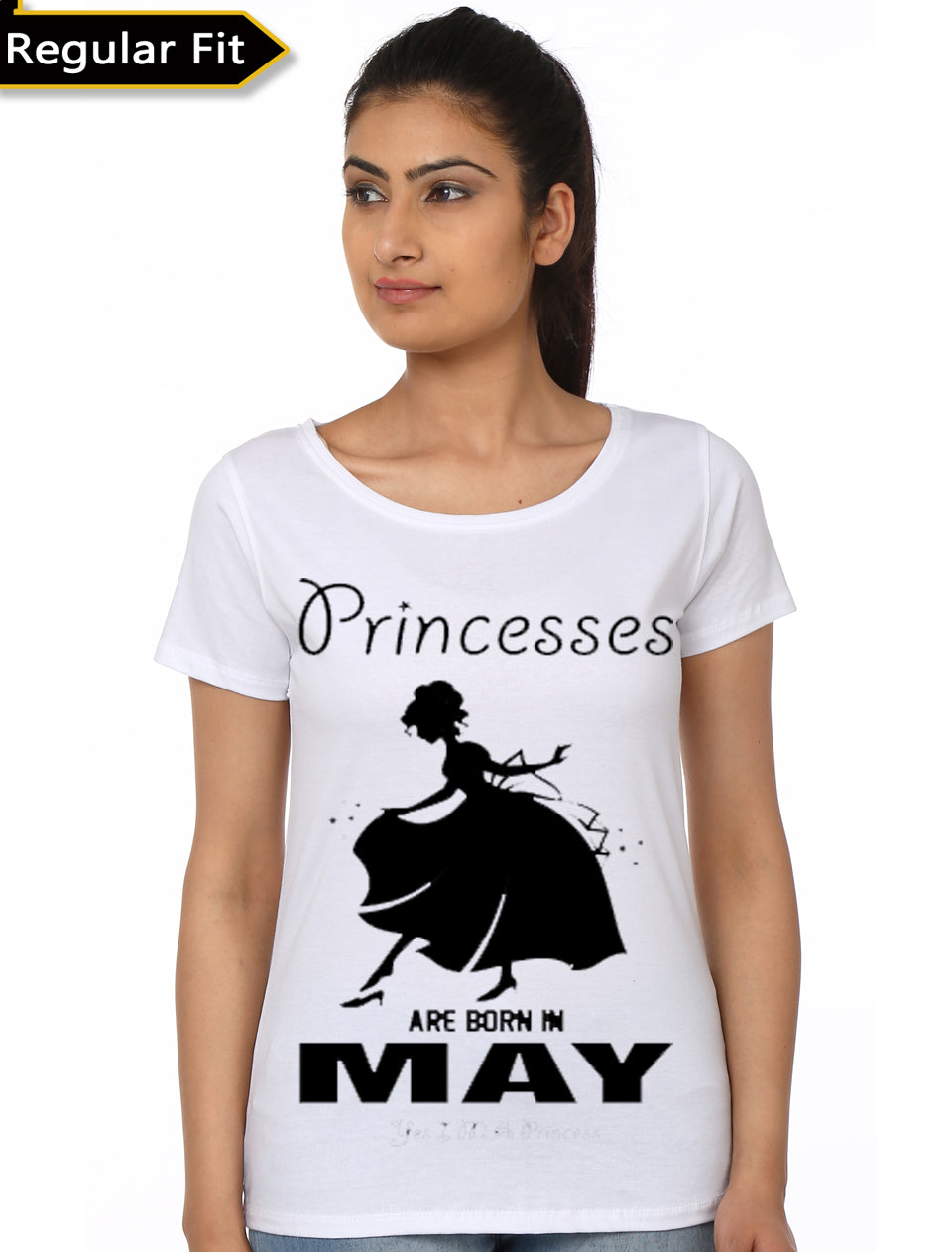 Princess Are Born May Girls T-Shirt