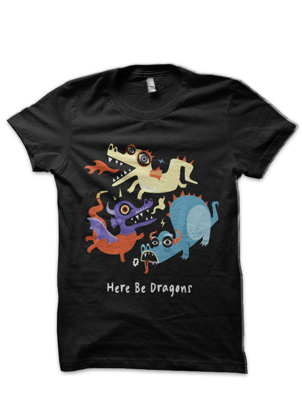 Here be Dragons – Programming T-Shirt