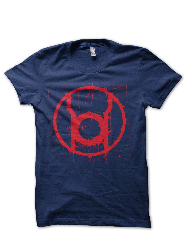 Red Lantern Dark Blue Tee
