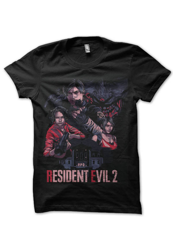 Resident Evil Half Sleeve Black T-Shirt