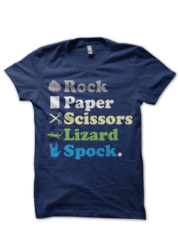 Rock Paper Scissors Half Sleeve T-Shirt