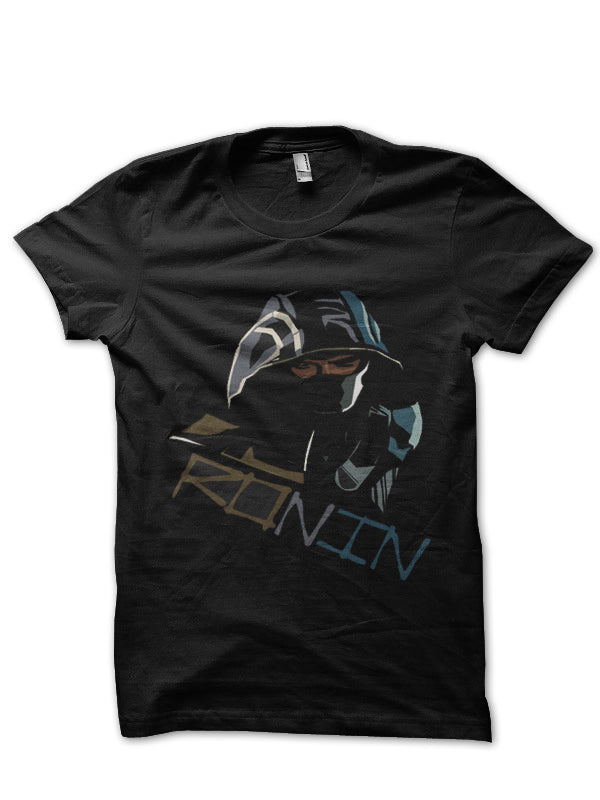 Ronin Black Half Sleeve T-Shirt