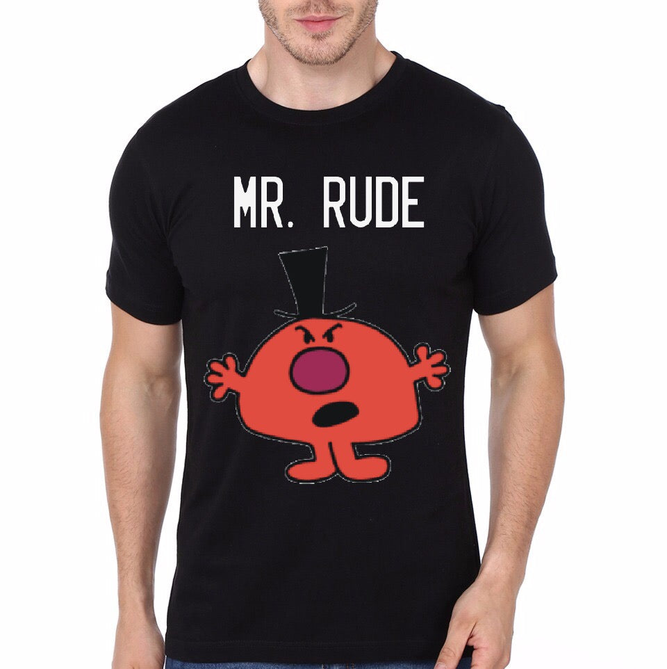 Mr. Rude Black T-Shirt