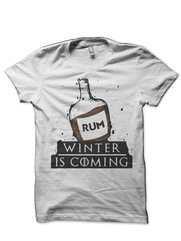 Winter Is Coming Rum Half Sleeve T-Shirt