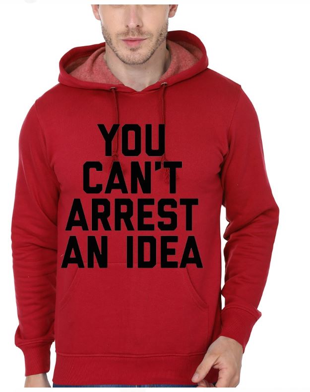 You Can’t Arrest an Idea Red Hoodie