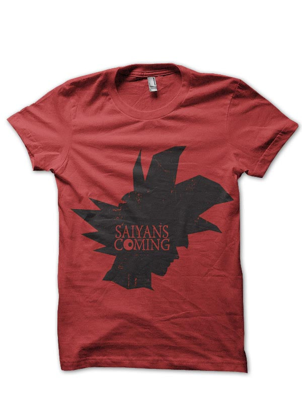 Saiyan Is Coming Red Tee