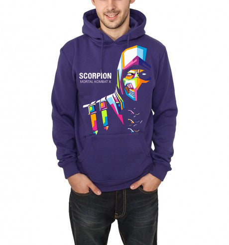 Scorpion “Mortal Kombat” Navy Blue Hoodie