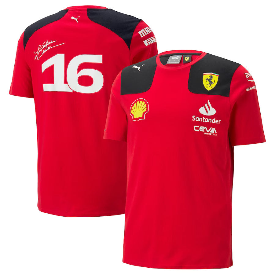 Scuderia Ferrari Charles Leclerc F1 2023 T-Shirt