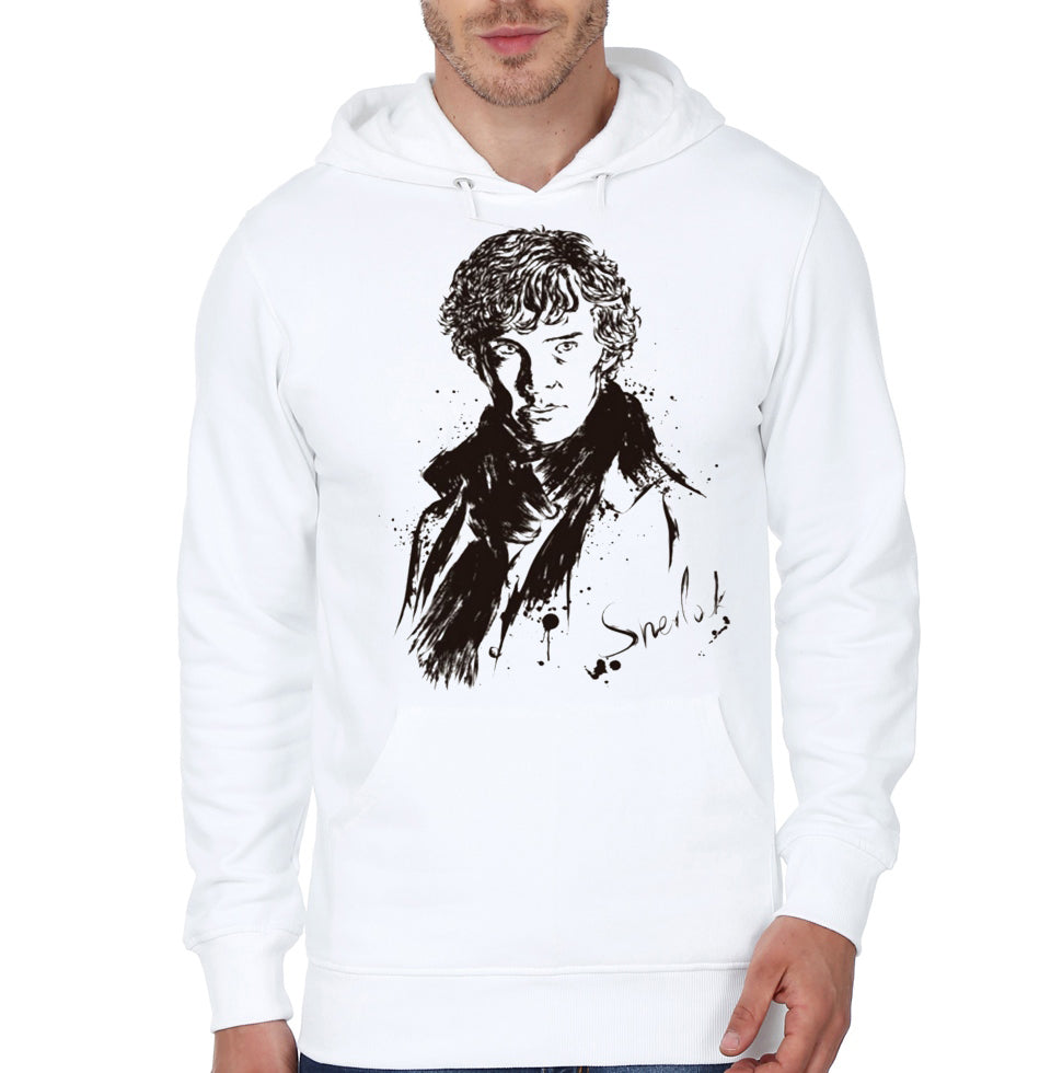 Sherlock White Hoodie