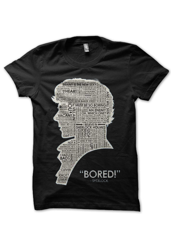 Sherlock Blue Tee (Black Available)