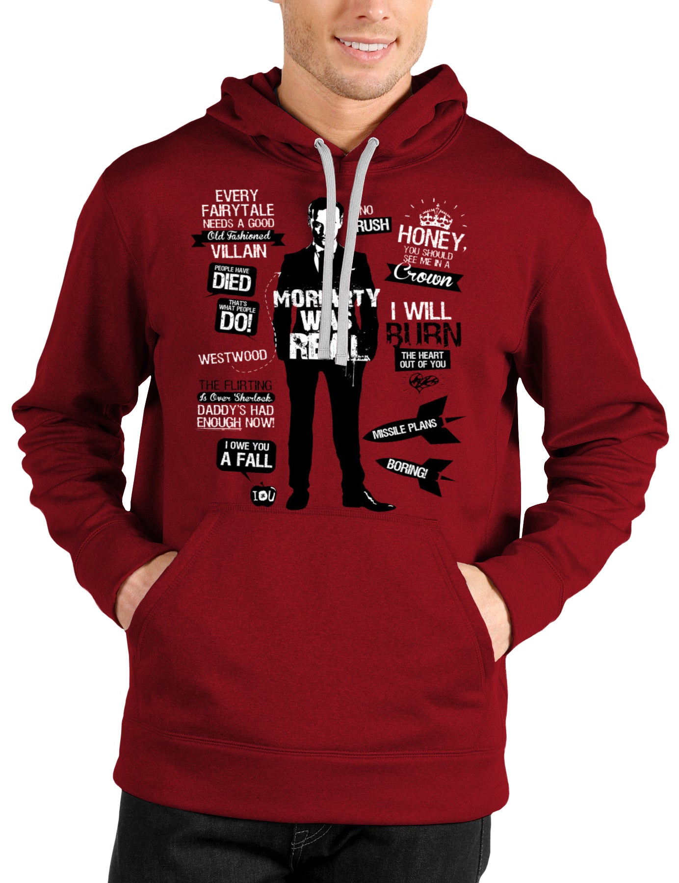 No Rush Red Hoodie