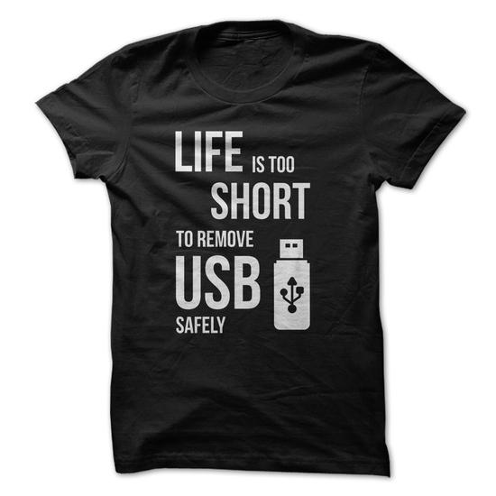 Short Life Black T-Shirt