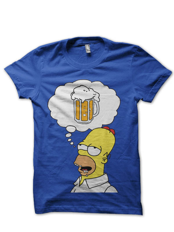 Homer Simpson Half Sleeve T-Shirt