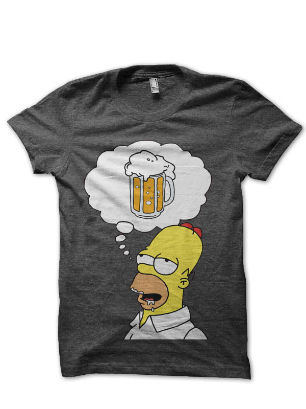 Homer Simpson Half Sleeve T-Shirt