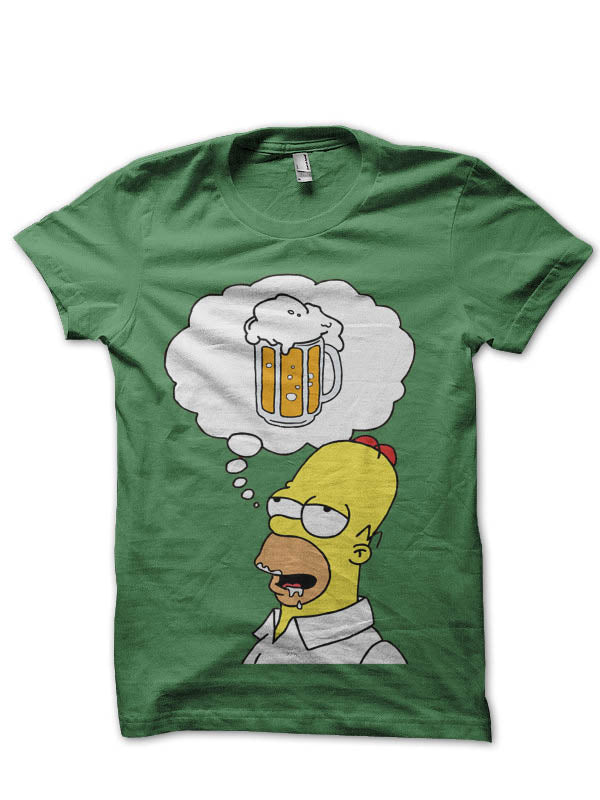 Homer Simpson Half Sleeve T-Shirt