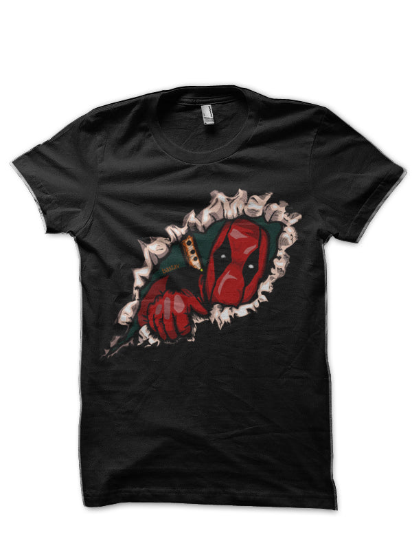 Deadpool Sneaky Black T-Shirt