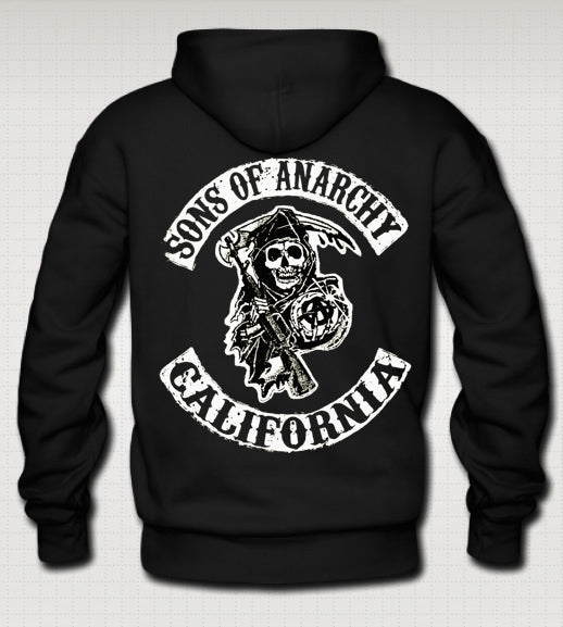 Sons of Anarchy Black Hooded Sweatshirt