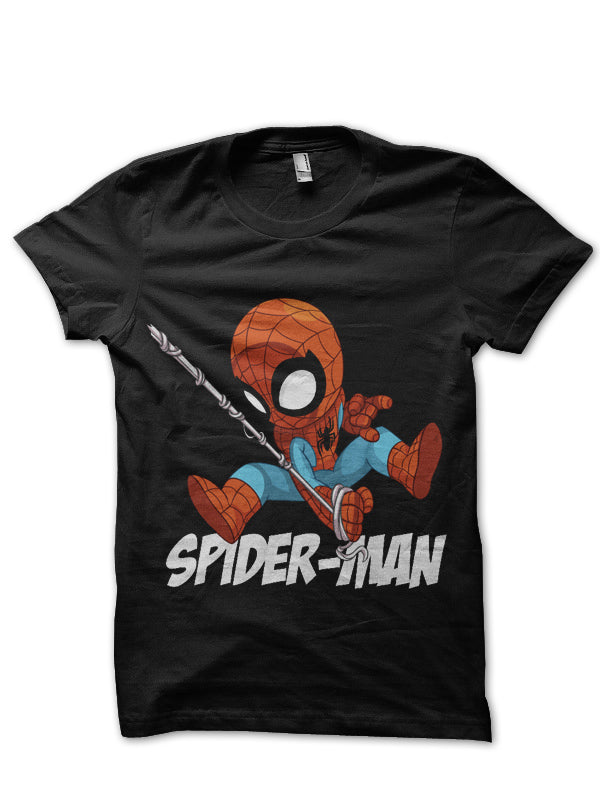 Spiderman Black Tee
