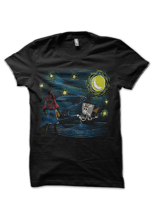 Starry Sea Black T-Shirt