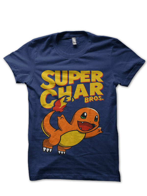 Super Char Navy Blue Tee