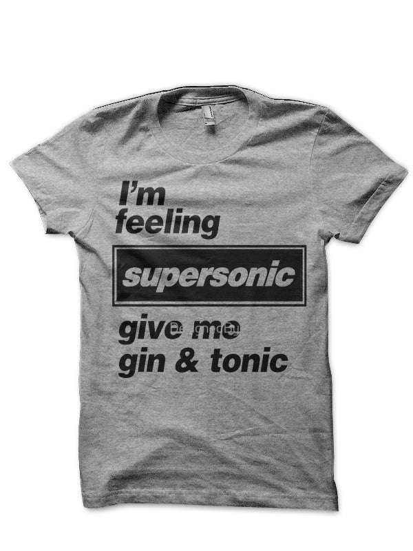 Oasis – Supersonic Lyrics T-Shirt
