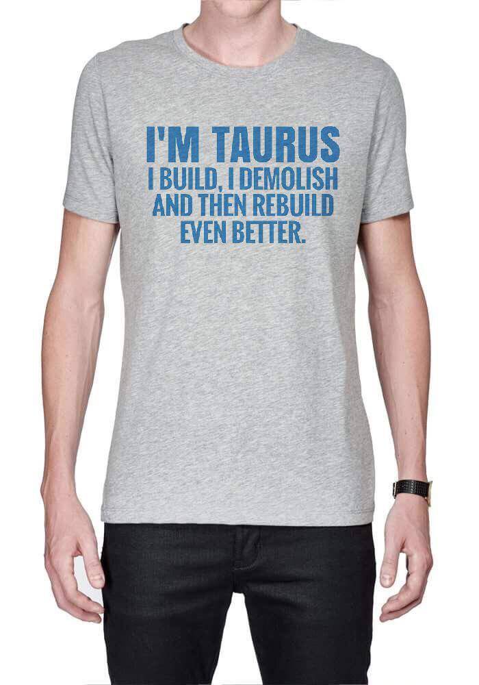 Taurus Grey T-Shirt