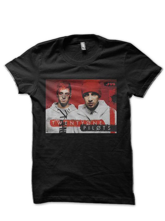 Twenty one pilots Black Half Sleeve T-Shirt