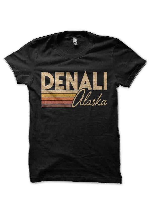 Denali National Park Alaska Half Sleeve T-Shirt