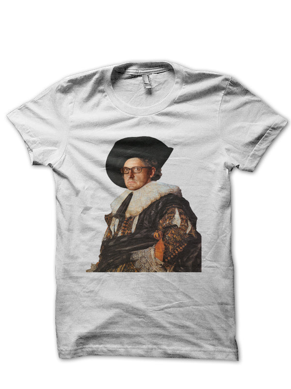 Louis Theroux Laughing Cavalier White T-Shirt
