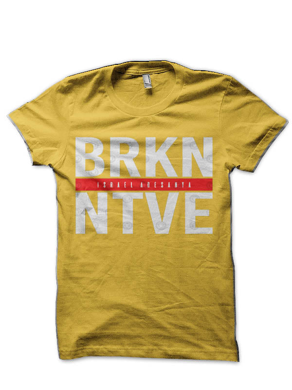 Israel Adesanya Broken Native Half Sleeve T-Shirt