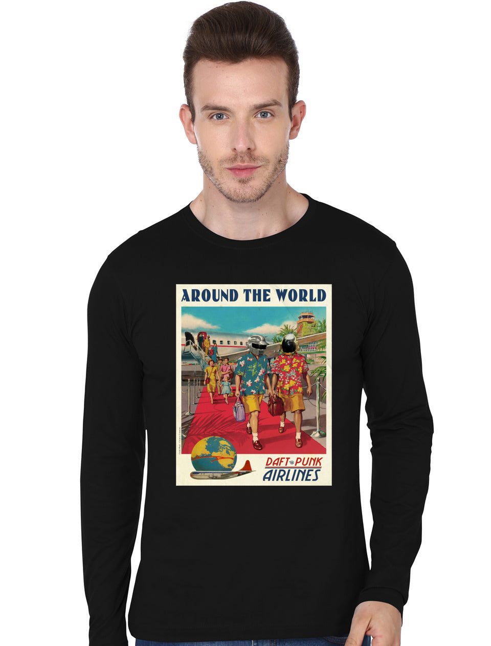 Around the world Full Sleeve T-Shirt