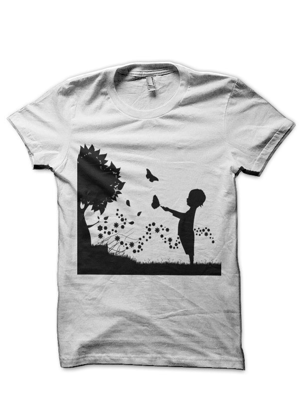 Porcupine Tree White Half Sleeve T-Shirt