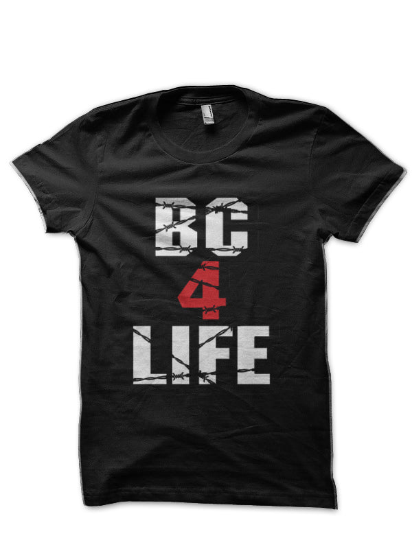 BC 4 Life Black Half Sleeve T-Shirt