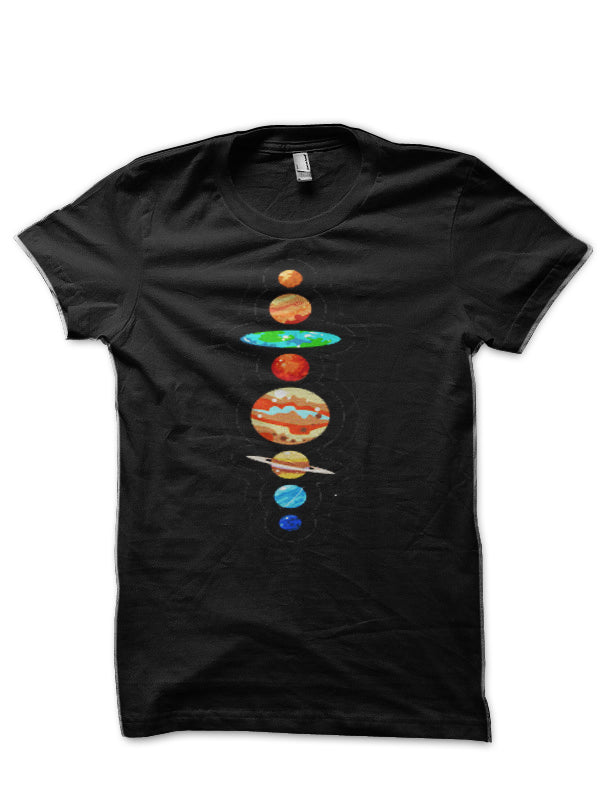 Flat Earth Half Sleeve T-Shirt