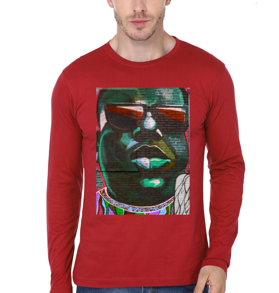 Notorious B.I.G Graffiti T-shirts sweater rap hip-hop Samsung iphone case music coffee mug sticker laptop case Full Sleeve T-Shirt