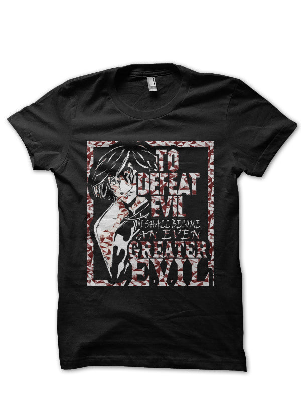 Code Geass – Lelouch-Hero Black Half Sleeve T-Shirt
