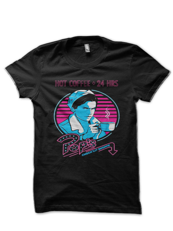 Jughead In Pops Black T-Shirt