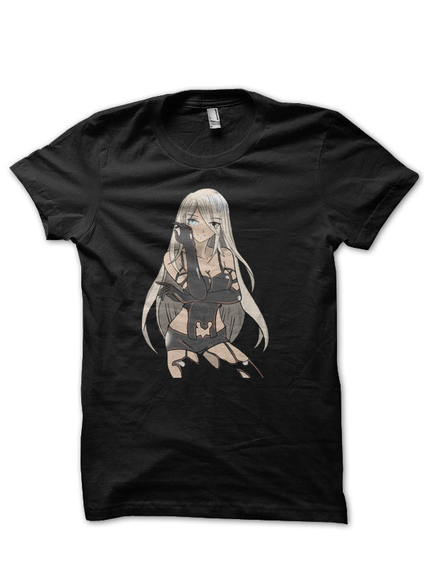 NieR: Automata Black Half Sleeve T-Shirt