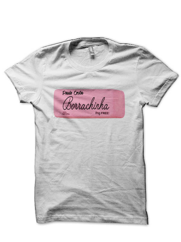 Borrachinha UFC White Half Sleeve T-Shirt
