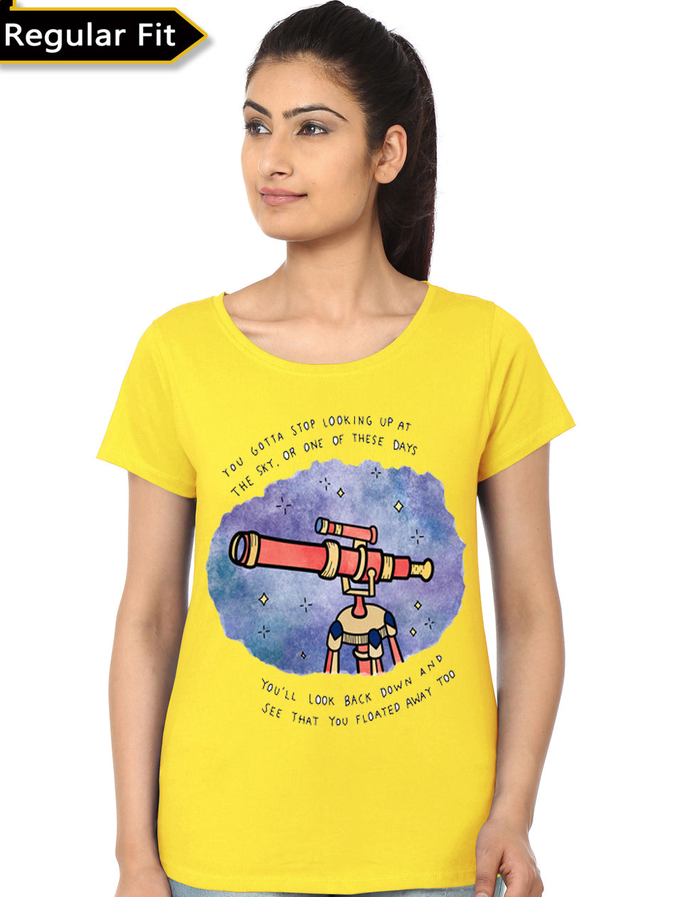 Skygazing Yellow T-Shirt