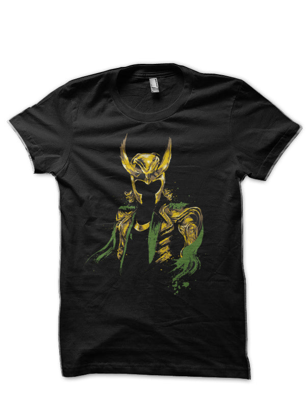 The God Of Mischief Black T-Shirt