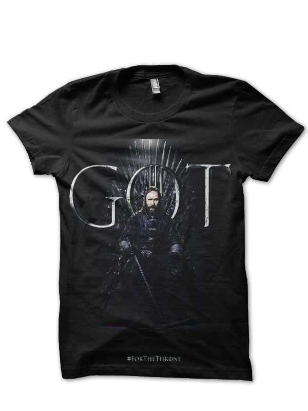 The Hound For The Throne Black T-Shirt