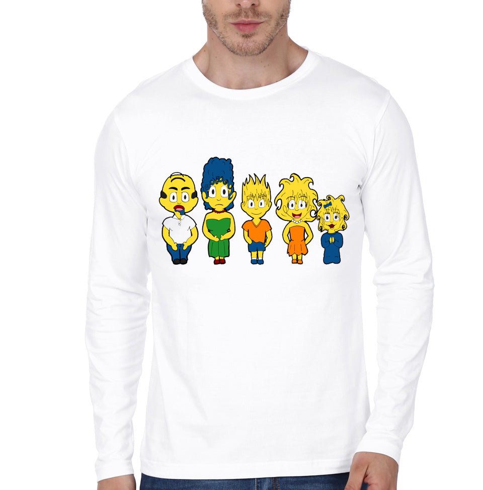 Junglhouse Chibi – The Simpsons version 2 White T-Shirt