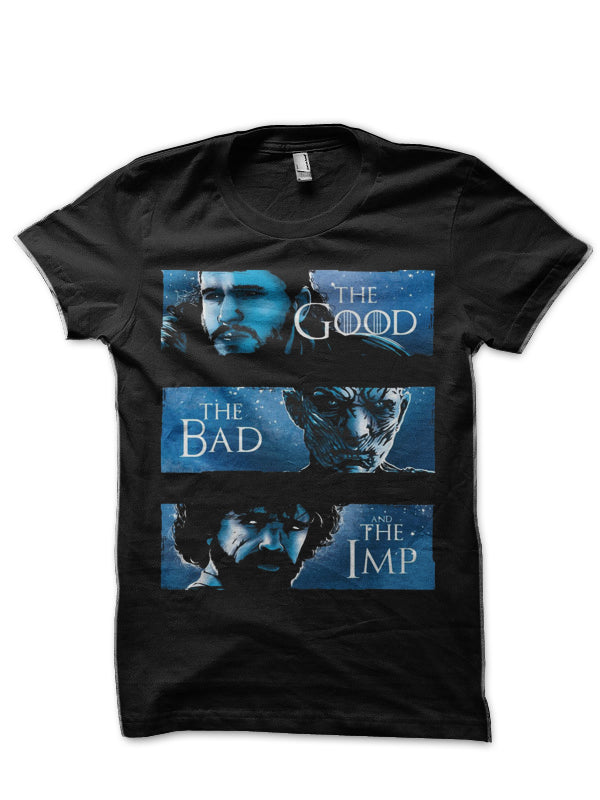 Game Of Thrones Black T-Shirt