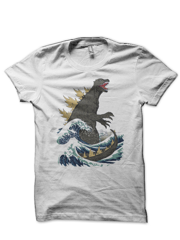 The Great Godzilla Off Kanagawa V2 T-Shirt