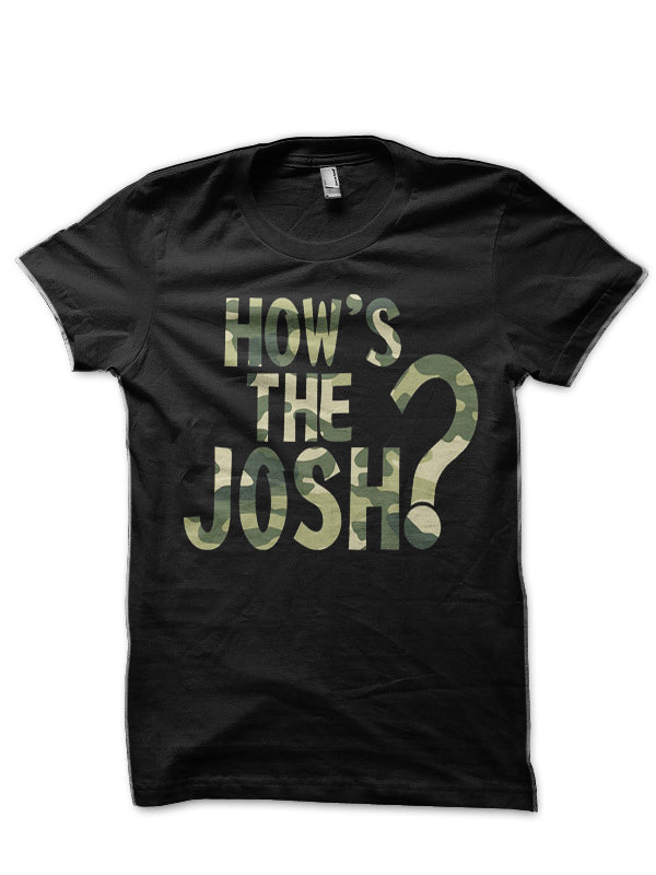 The Josh Half Sleeve Black T-Shirt