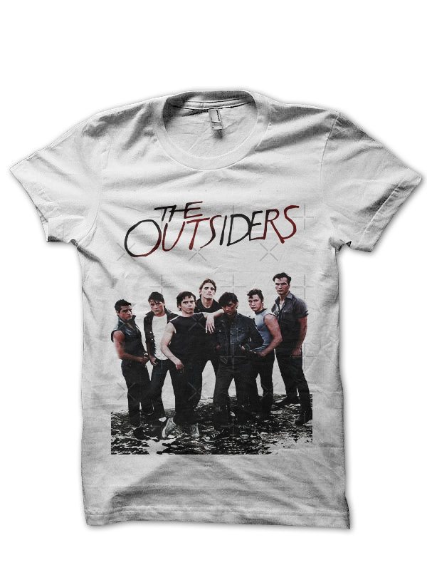 The Outsiders Half Sleeve White T-Shirt